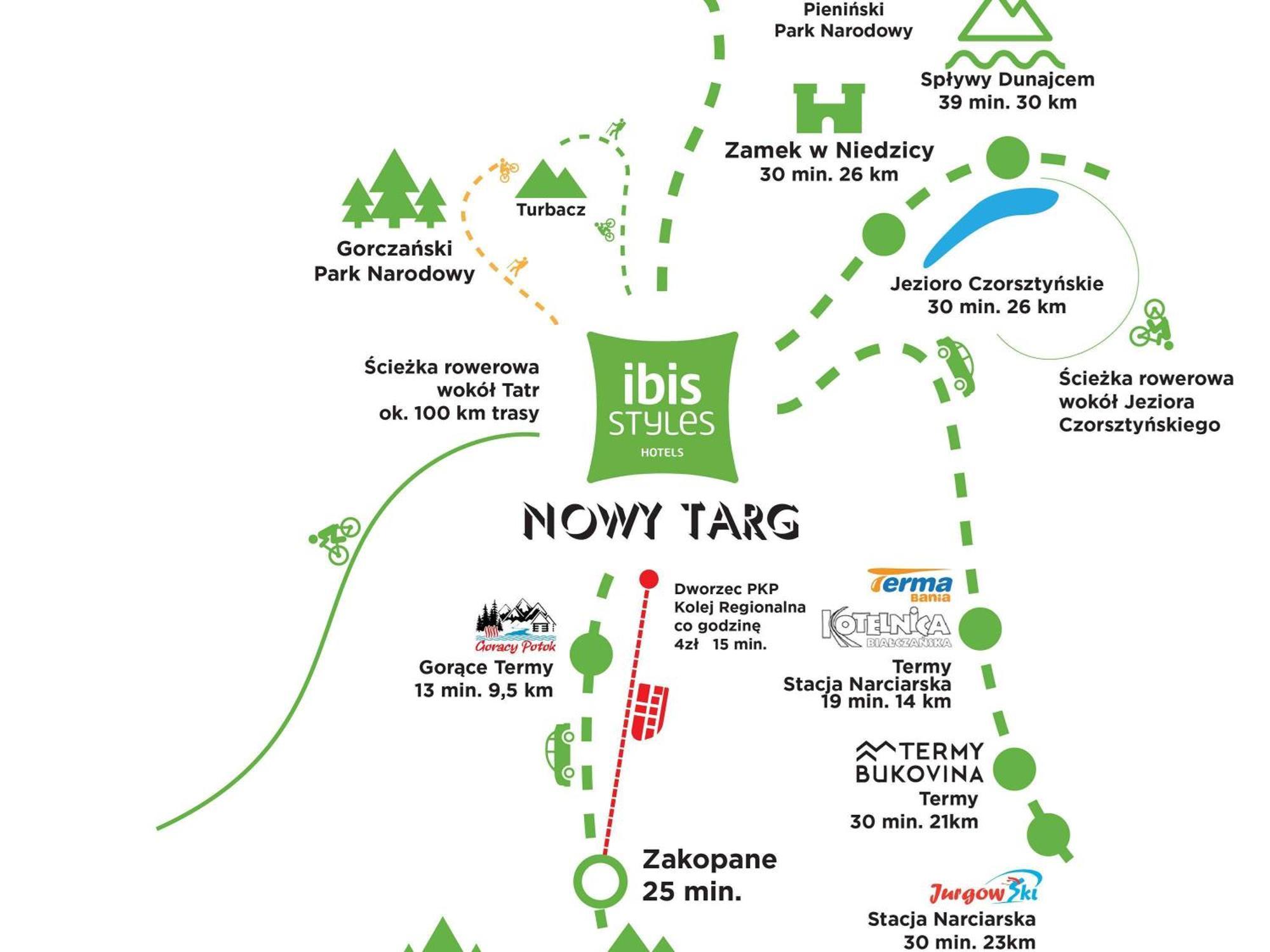 Ibis Styles Nowy Targ Hotel Buitenkant foto